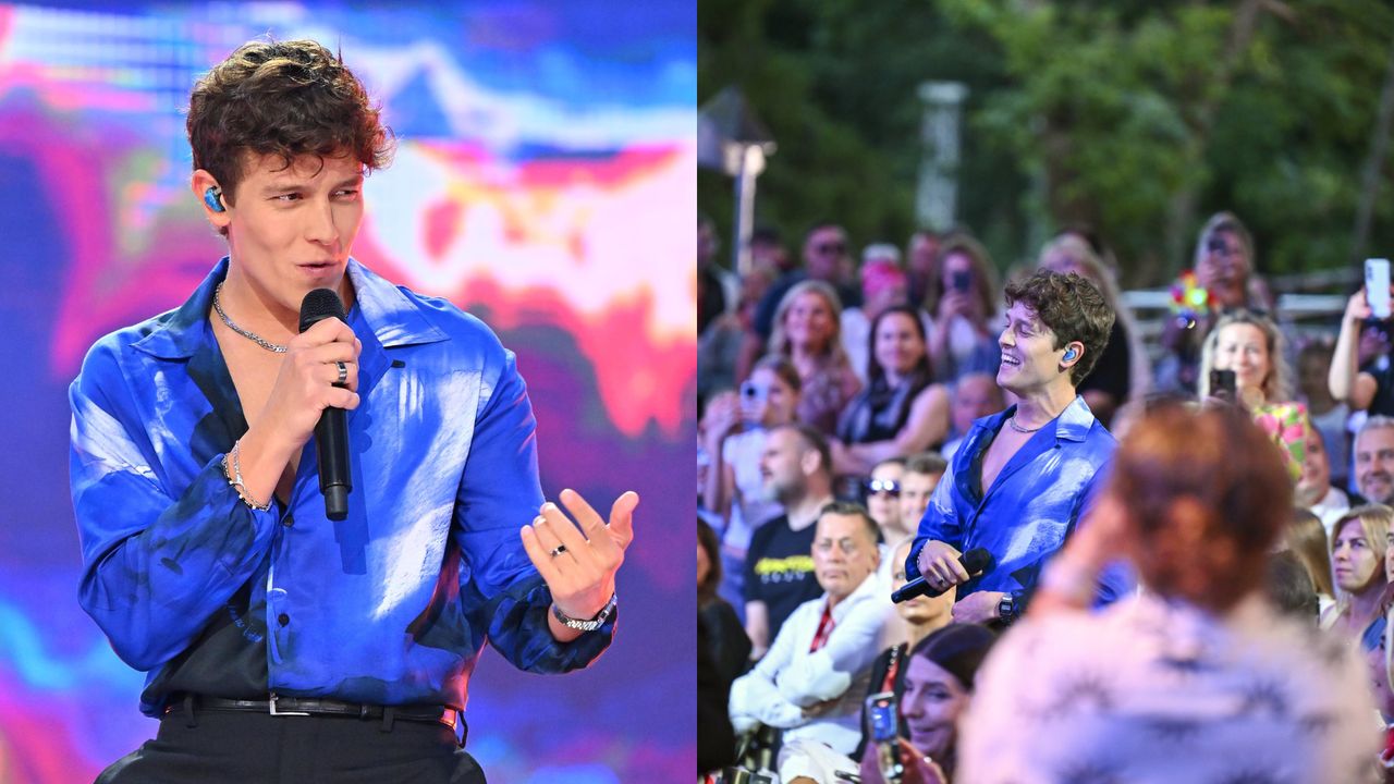 Oskar Cyms podbija Festiwal w Sopocie 2025. Wpadł w publikę w towarzystwie ochrony
