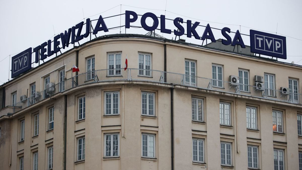 Getty Images / Jakub Porzycki/NurPhoto via Getty Images / Na zdjęciu: siedziba TVP 