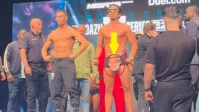 Nie uwierzysz. Oto co miał na bokserkach podczas ceremonii ważenia
