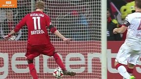 Puchar Niemiec: Bayer Leverkusen - 1. FC Kaiserslautern: Gol Kiesslinga na 2:0