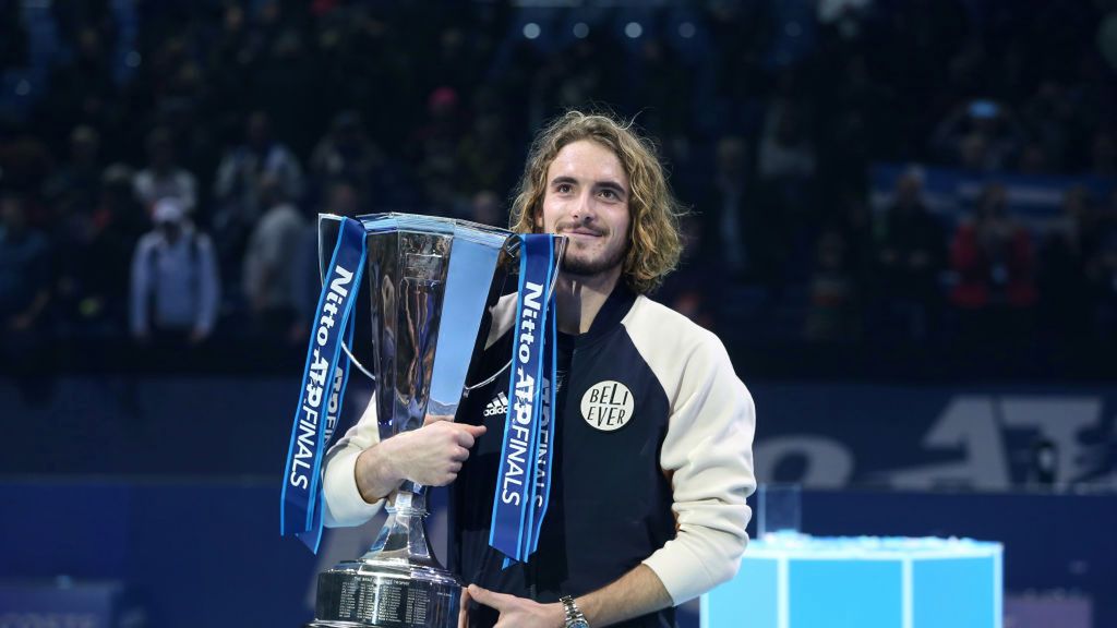 Getty Images / Rob Newell - CameraSport / Na zdjęciu: Stefanos Tsitsipas, mistrz ATP Finals 2019