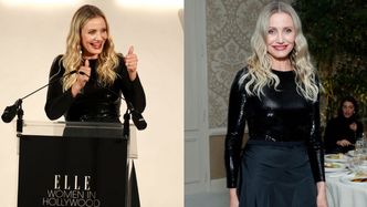 Dawno niewidziana Cameron Diaz błyszczy na gali Elle. Udany powrót z emerytury?