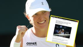 "Popis tenisowego kunsztu". Media rozpływają się nad Świątek