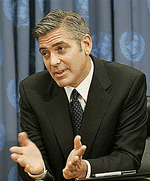 George Clooney paranoikiem