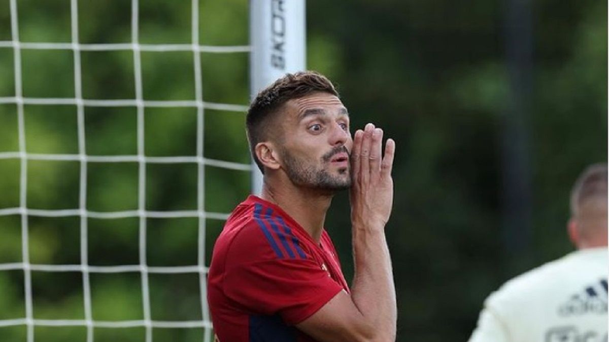 Dusan Tadić w czasie treningu Ajaksu Amsterdam