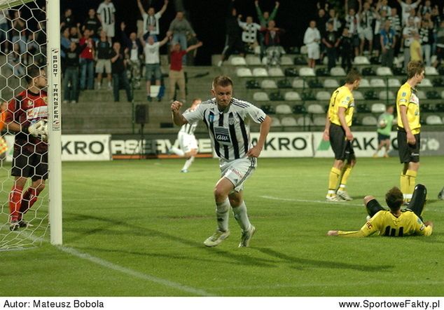 Dariusz Gawęcki należał do podstawowych zawodników Sandecji