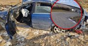Zranił brata nożem, a następnie "przeleciał" autem nad ogrodzeniem. Jest nagranie