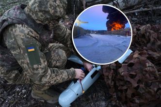 Drony uderzyły w ważną bazę paliw w Rosji. "Z chirurgiczną precyzją"