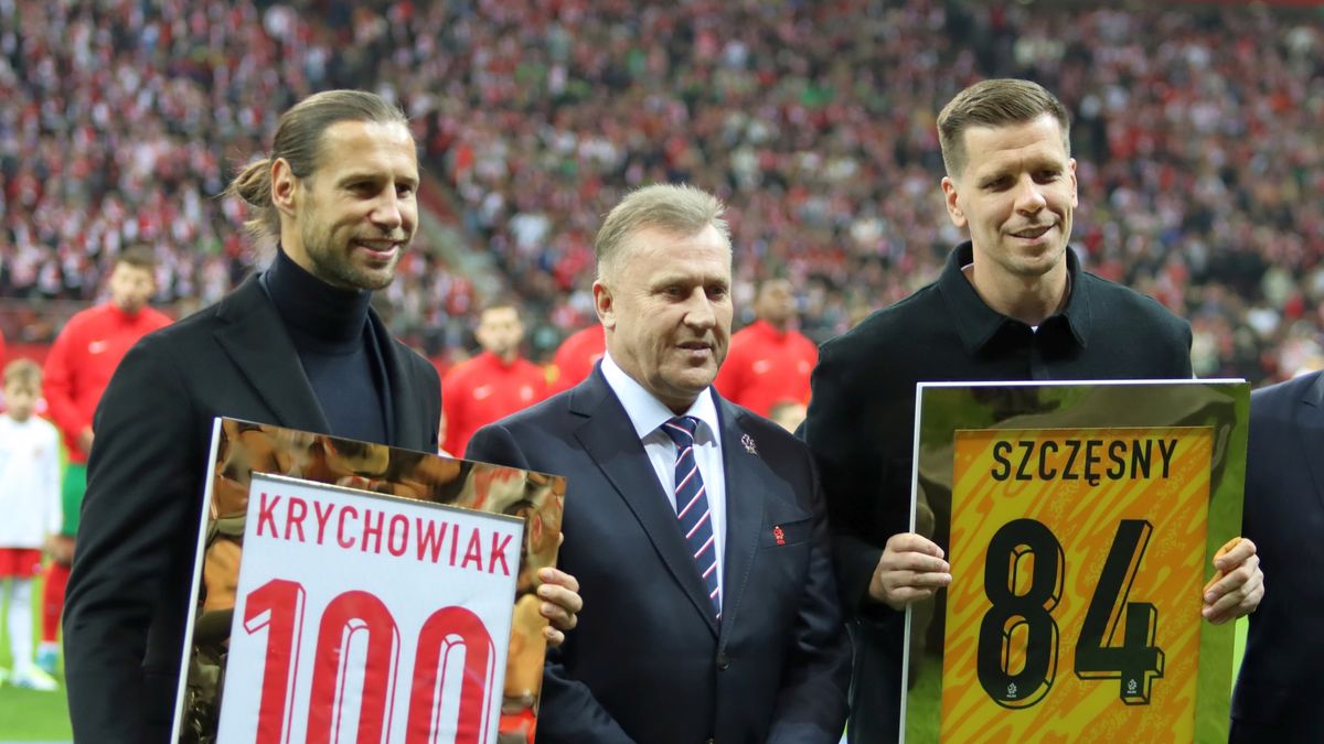 WP SportoweFakty / Mateusz Czarnecki / Na zdjęciu: Grzegorz Krychowiak, Cezary Kulesza i Wojciech Szczęsny