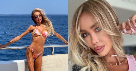 Niepokojąco szczupła Julia Dybowska pręży się na pokładzie luksusowego jachtu (FOTO)