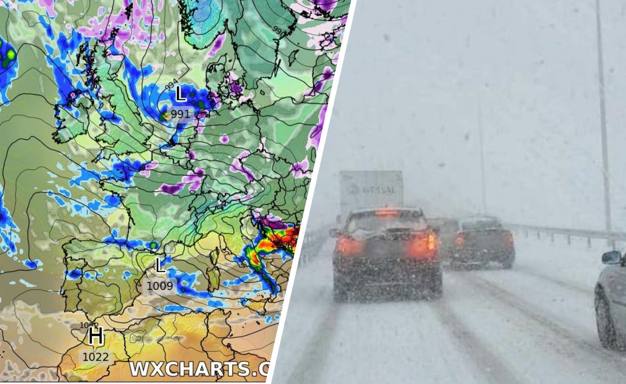 Zasypuje Polskę. "Normalnie burza śnieżna. Słyszycie?"