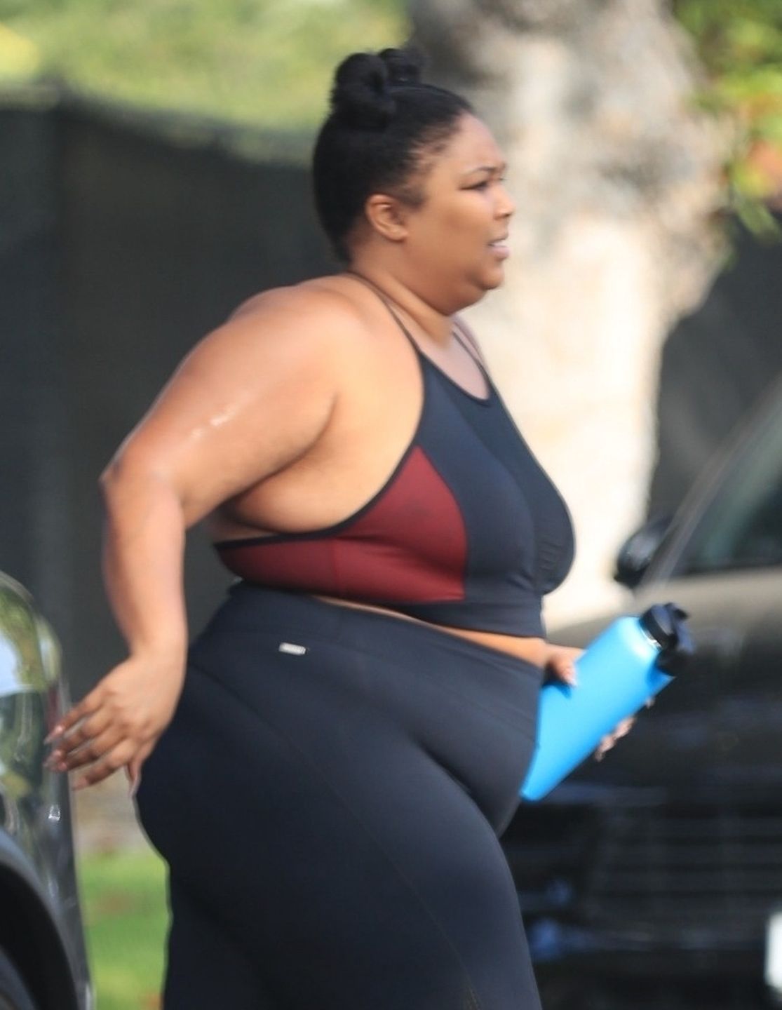 Lizzo wędruje na siłownię