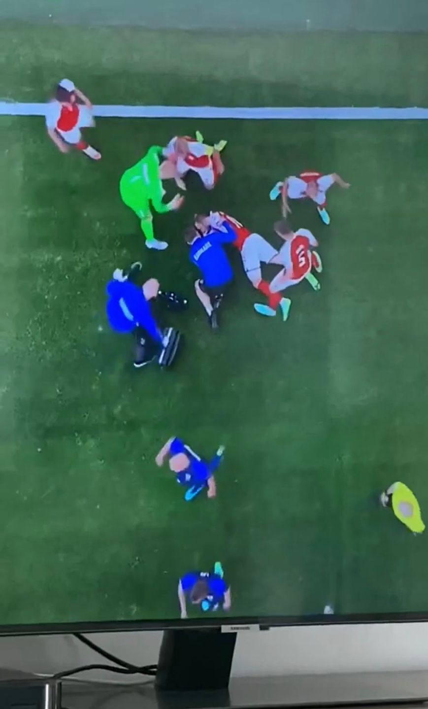 Euro 2020 - Chrisian Eriksen stracił przytomność