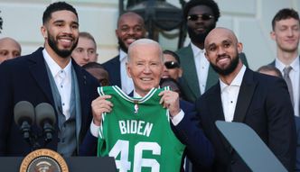 Wielka chwila mistrzów NBA. Prezydent USA gości Celtics