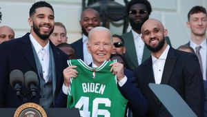 Wielka chwila mistrzów NBA. Prezydent USA gości Celtics