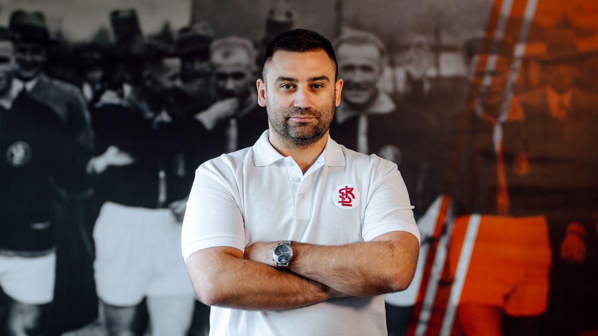 Materiały prasowe / ŁKS Łódź / Na zdjęciu: Radosław Mozyrko został nowym dyrektorem sportowym ŁKS-u