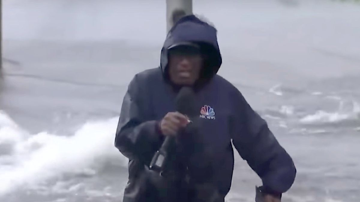 Al Roker ledwo stał na nogach podczas swojej relacji o sztormie