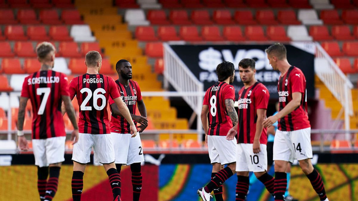 Getty Images / Quality Sport Images / Na zdjęciu: piłkarze AC Milan