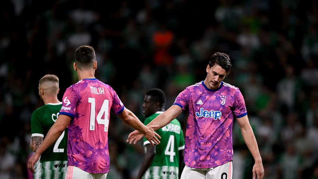 Zdjęcie okładkowe artykułu: Getty Images /  Daniele Badolato - Juventus FC / Na zdjęciu: Arkadiusz Milik i Dusan Vlahovic