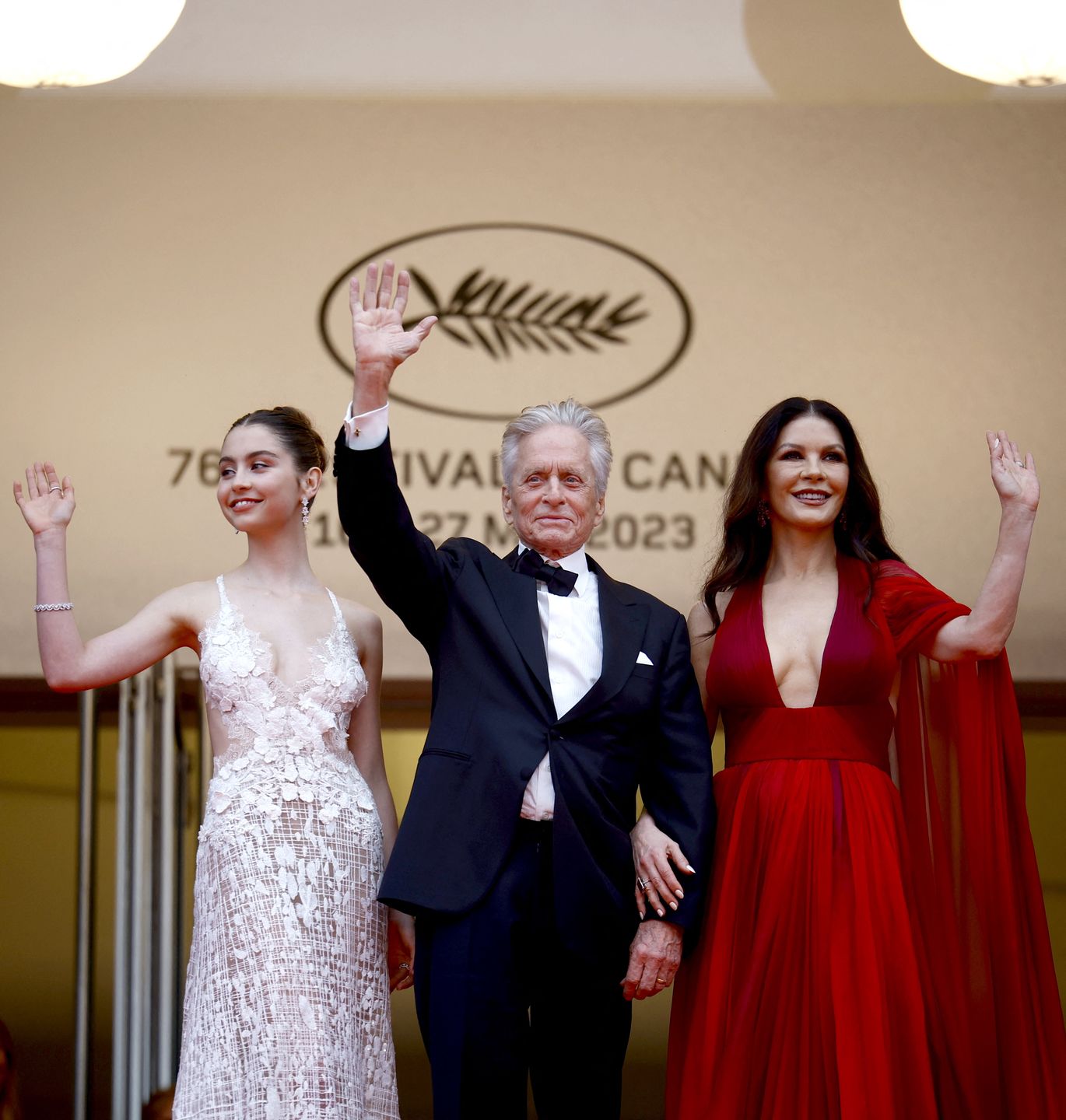 Catherine Zeta-Jones, Michael Douglas i Carys Zeta Douglas