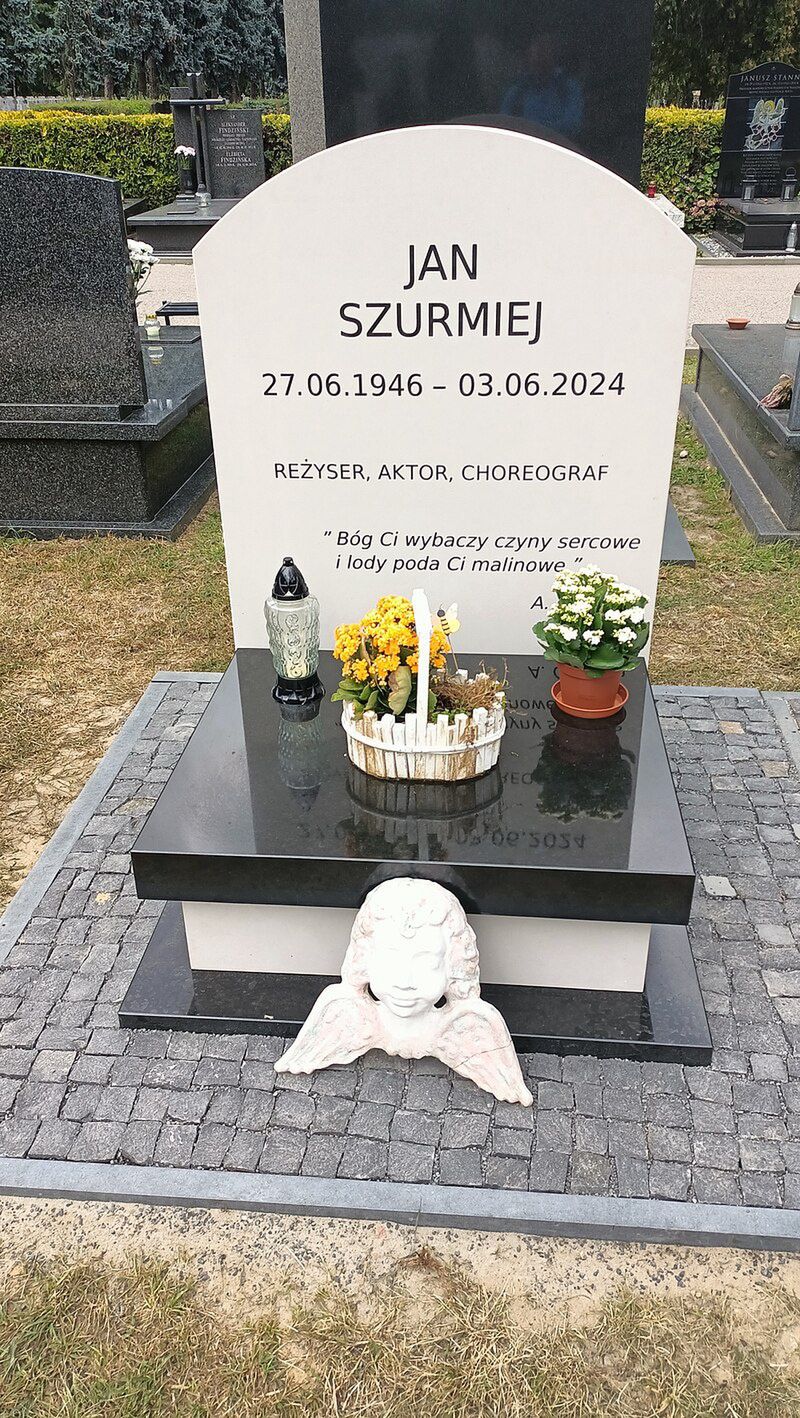 Grób Jana Szurmieja na Powązkach Wojskowych