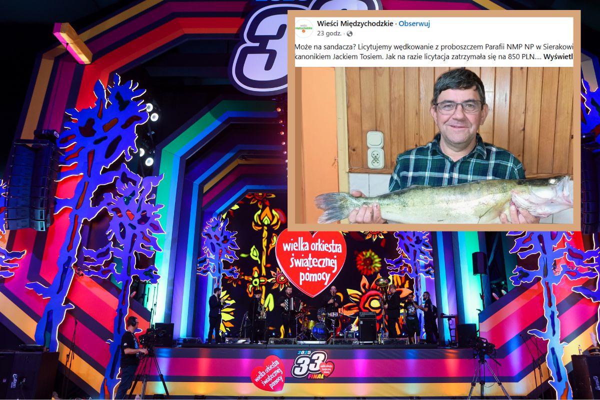 Nietypowa licytacja WOŚP. Ksiądz zaprasza na wspólne wędkowanie
