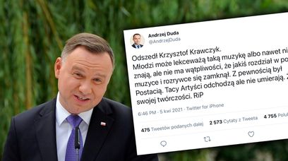 "znam piosenki Krawczyka lepiej niż ty konstytucję" Młodzi komentują słowa Andrzeja Dudy