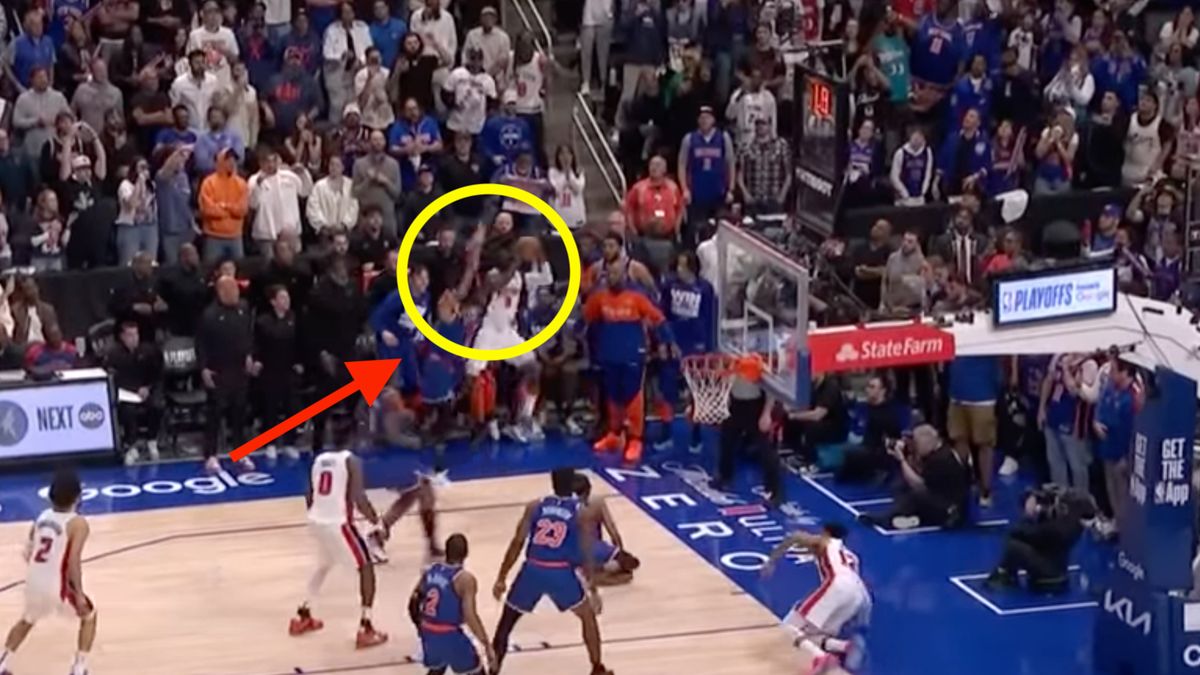 YouTube / ESPN / Tim Hardaway Jr. faulowany podczas rzutu