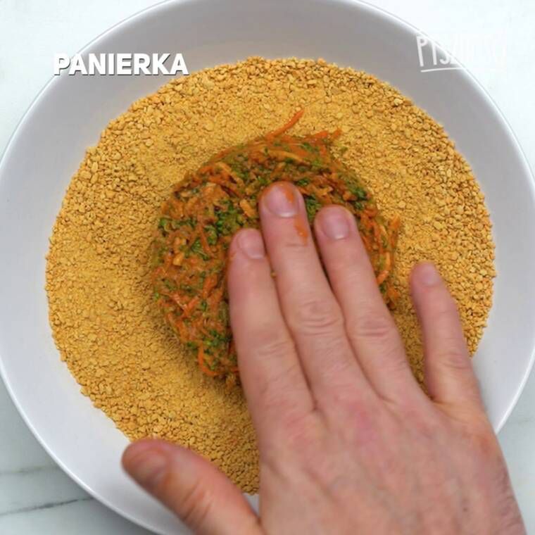 wegetariański burger drwala