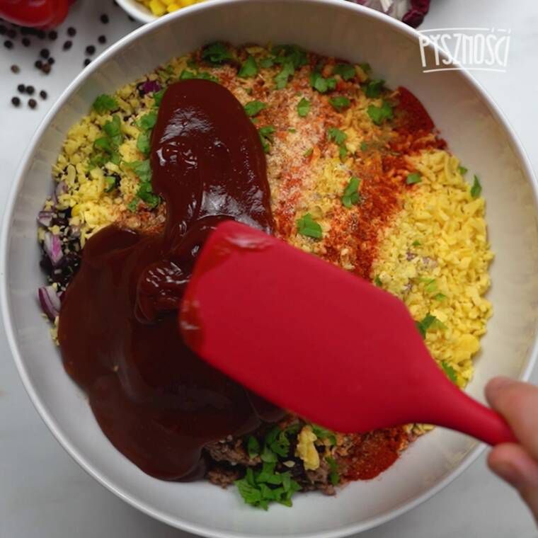 rożki burrito w tortilli