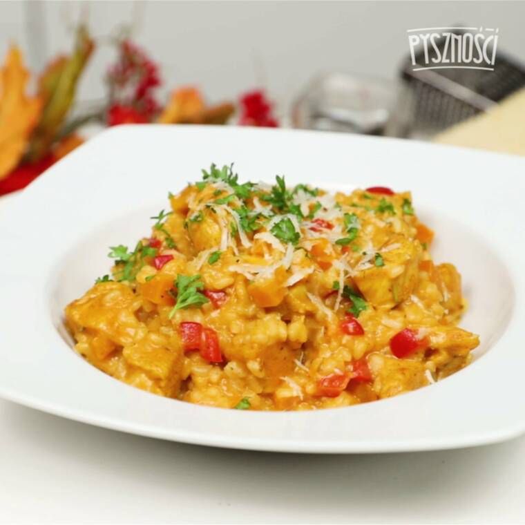 risotto z dynią
