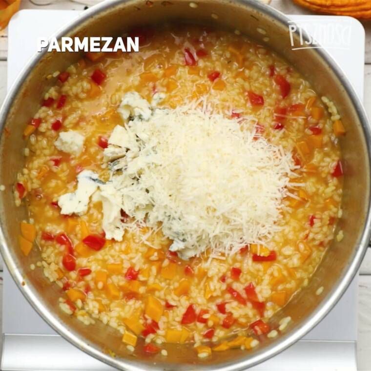 risotto z dynią