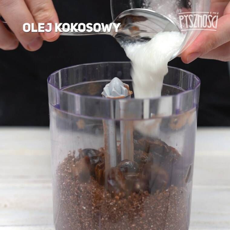 ciasto bez pieczenia milky way w wydaniu fit