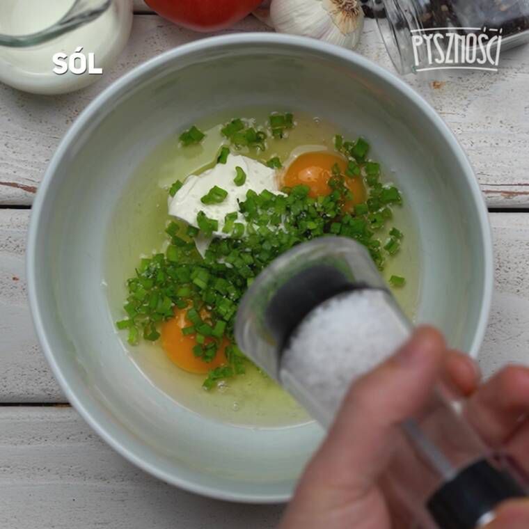 błyskawiczny omlet z tostami