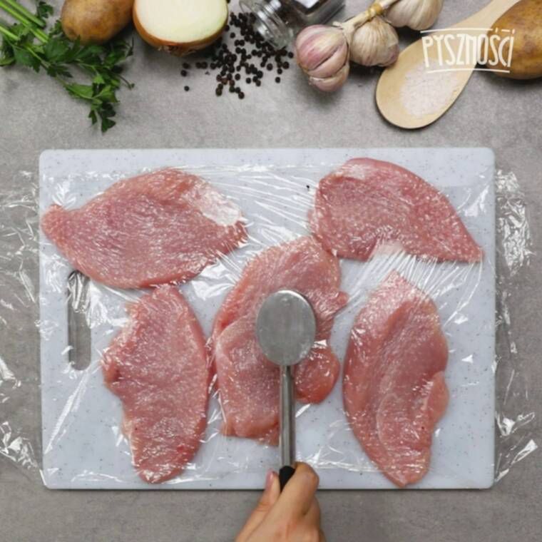 placek ziemniaczany z indykiem