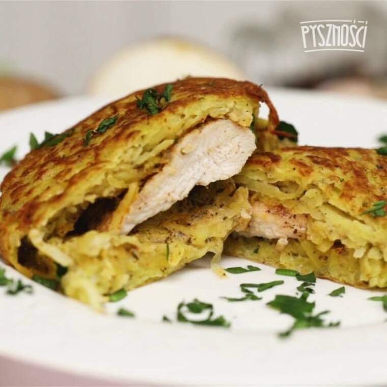 placek ziemniaczany z indykiem