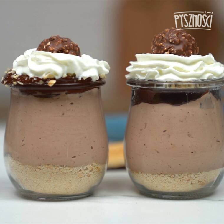 deser bez pieczenia z ferrero rocher