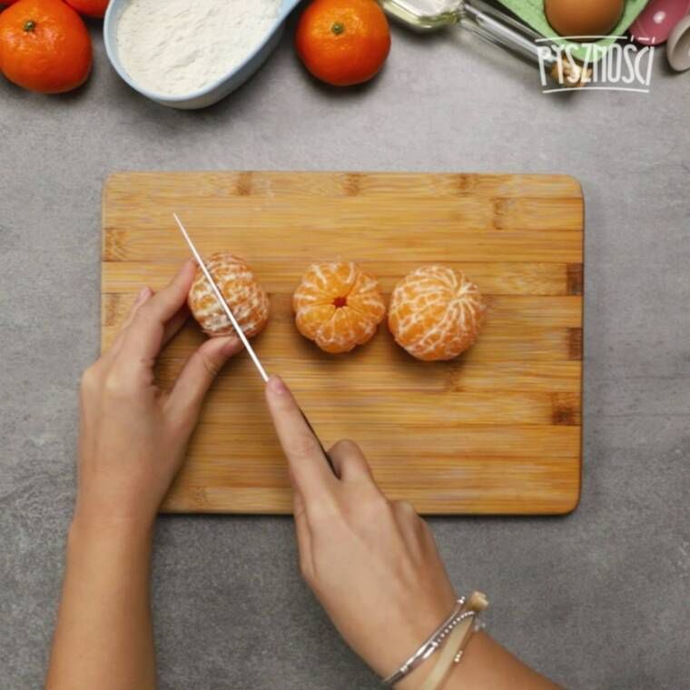 błyskawiczne babeczki z mandarynką