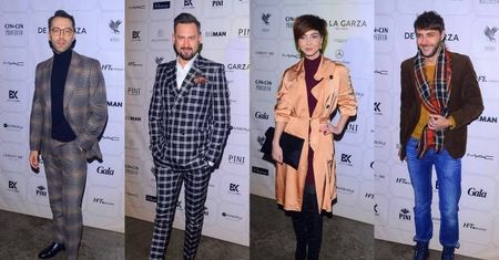 Gwiazdy na pokazie Rodrigo De La Garza: Filip Bobek, Marcin Prokop, Paulina Drażba