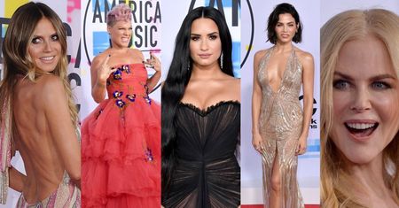 American Music Awards 2017: Pink, Nicole Kidman, Demi Lovato, Heidi Klum... (ZDJĘCIA)