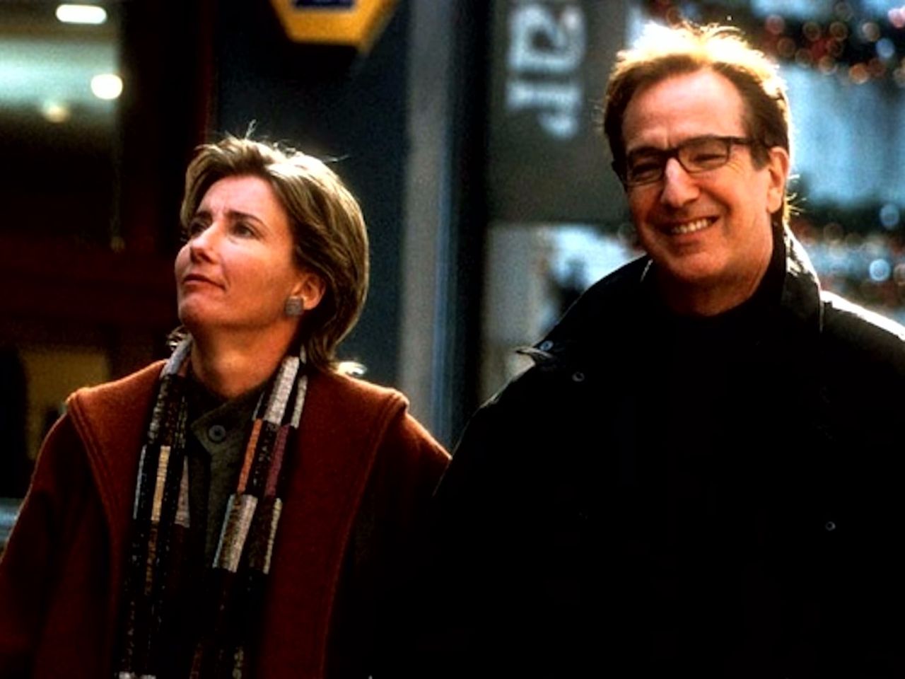 Emma Thompson i Alan Rickman jako Karen i Harry, małżeństwo w kryzysie