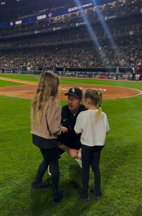 Rodzinny wypad Lewandowskich na mecz baseballa