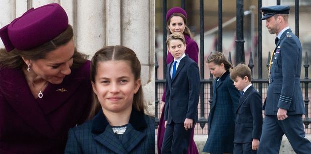 Ekspert od czytania z ruchu warg ujawnił, co księżna Kate powiedziała córce podczas uroczystości. Wspomniała o Williamie