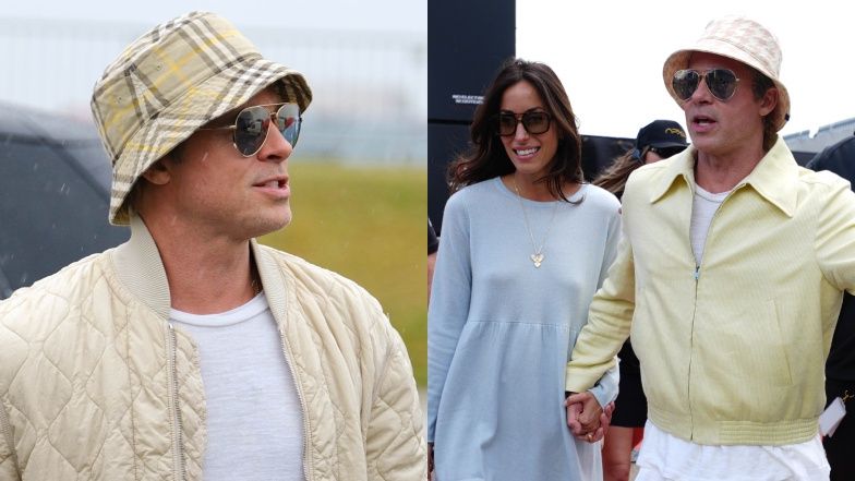 Brad Pitt z partnerką na wyścigu Formuły 1