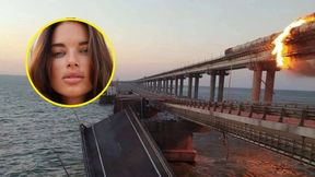 Most Krymski zniszczony. Wymowny komentarz żony Usyka