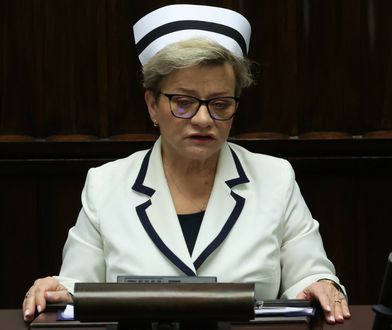 Weszła na mównicę. Jej słowa uciszyły posłów w Sejmie