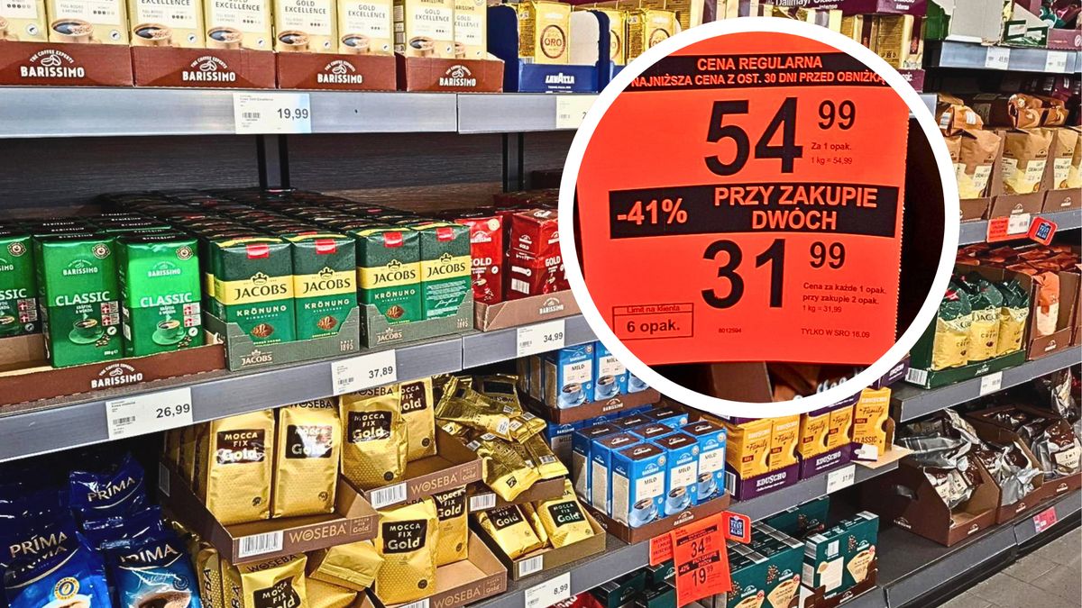 Promocja na kawę w Aldi