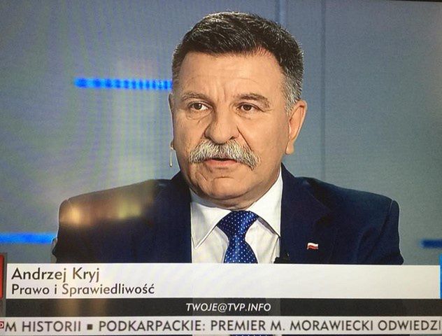 Poseł Andrzej Kryj w porannym programie TVP Info „Minęła 8”