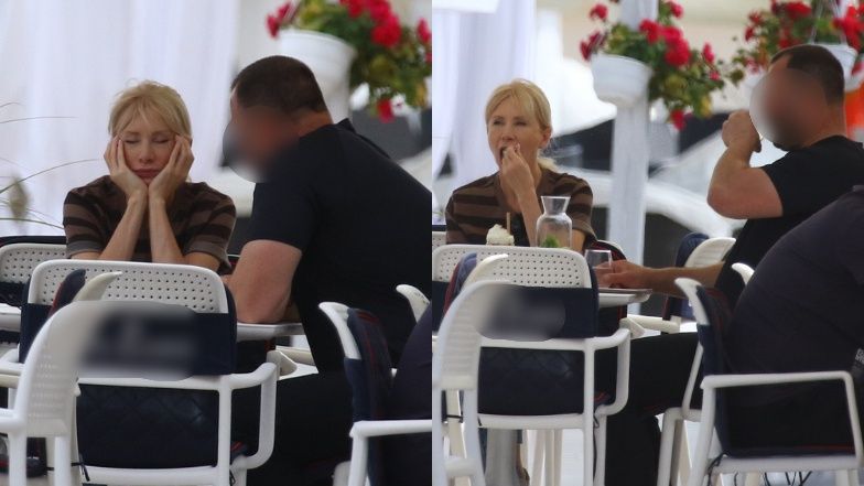 Ewa Gawryluk przyłapana z nowym partnerem