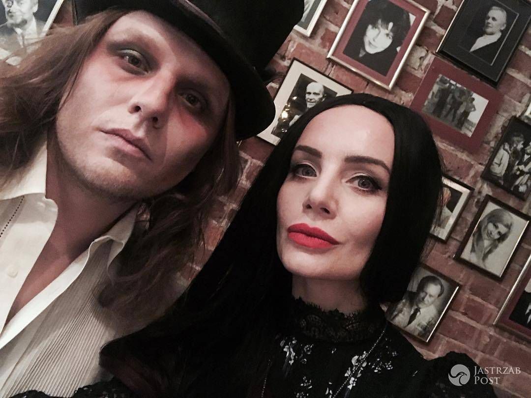 Agnieszka Woźniak-Starak przebrała się za Morticię z Rodziny Addamsów